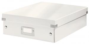 Cutii arhivare - Cutie LEITZ Organizer Click & Store medie - alb