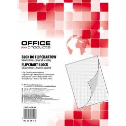 Hartie pentru flipcharturi - Rezerva hârtie pentru flipchart, 70g/mp, 58.5x81cm, 20coli/top, Office products - caroiata