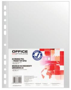 Folii simple pentru protectie documente - Folie protectie pentru documente A4, 30 microni, 100folii/set, Office Products - transparenta