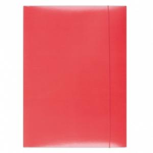 Mape din carton - Mapa din carton plastifiat cu elastic, 300gsm, Office Products - rosu