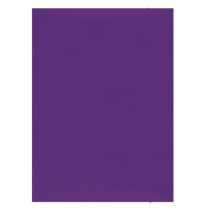 Mape din carton - Mapa din carton plastifiat cu elastic, 300gsm, Office Products - violet