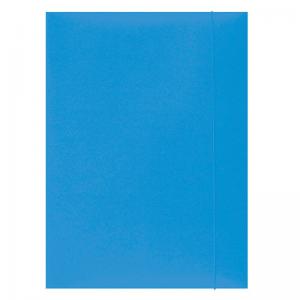 Mape din carton - Mapa din carton plastifiat cu elastic, 300gsm, Office Products - bleu
