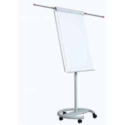 Flipcharturi - Flipchart magnetic, 100 x 70 cm, cu brate laterale, cu rotile, Optima Vision