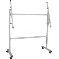 Table magnetice - Stand metalic pentru panouri de la 90 x 120cm pana la 120 x 240cm, pe rotile, Optima