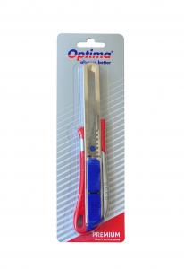 Cutter premium Optima, lama 18mm SK5, 2 functiuni, sina metalica, aluminiu cu ABS [3]
