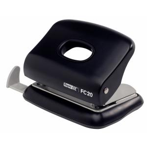 Perforator plastic RAPID FC20, 20 coli - negru [1]