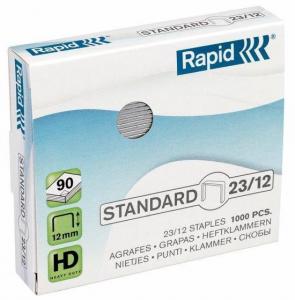 Capse RAPID Standard 23/12, 1000 buc/cutie - pentru 60-90 coli [1]