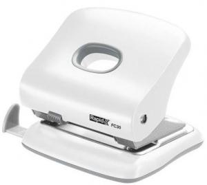 Perforator plastic RAPID FC30, 30 coli - alb [1]