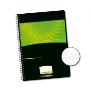 Produse din hartie - Caiet cu spirala, A4, 72 file - 90g/mp, coperti PP, AURORA Mano - dictando