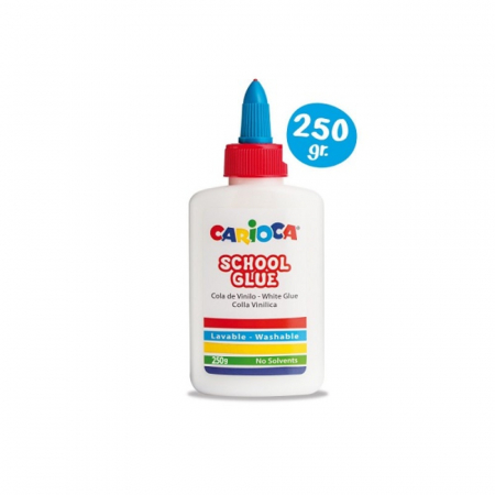 Lipici - Aracet 250ml, lavabil, fara solventi, CARIOCA School Glue