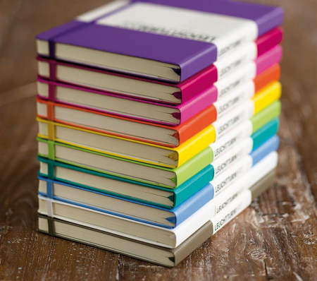 Caiet pentru schite Leuchtturm1917, A6, coperti rigide, magenta, cu elastic, 48 coli - 180g/mp, hartie alba [3]