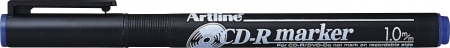 Markere CD, DVD - CD/DVD-marker ARTLINE 884, corp plastic, varf rotund 1.0mm - albastru