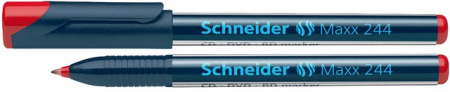 Markere CD, DVD - CD/DVD-marker SCHNEIDER Maxx 244, varf 0.7mm - rosu