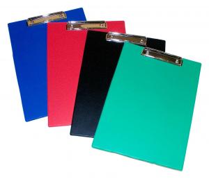 Clipboarduri - Clipboard simplu, plastifiat PVC, AURORA - negru