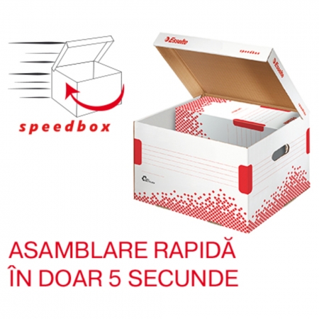 Containere arhivare - Container de arhivare ESSELTE Speedbox cu capac M