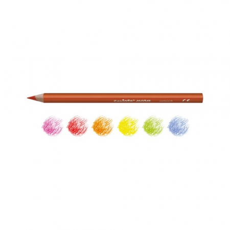 Creioane colorate CARIOCA Maxi Neon, triunghiulare, super fluorescente, 6 culori/cutie [1]