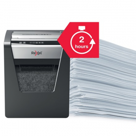 Distrugator documente manual REXEL MOMENTUM X415, P4, cross-cut (confeti), 15 coli, cos 23l, negru [7]