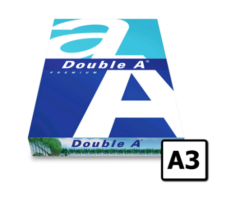 Hartie DOUBLE A Premium, A3, alba, 80g/mp, 500 coli/top, clasa A+ [3]