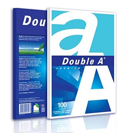 Hartie pentru copiator si imprimanta - Hartie DOUBLE A Premium, A4, alba, 80g/mp, 100 coli/top, clasa A+