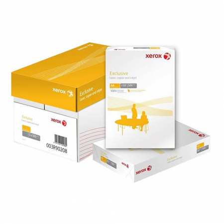 Hartie pentru copiator si imprimanta - Hartie XEROX Exclusive, A4, alba, 80g/mp, 500 coli/top, clasa A++