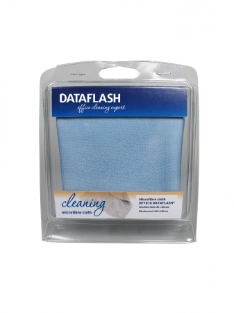 Birotica si IT - Laveta microfiber pentru ecrane TV/monitoare/echipamente office, dimensiune - 40 x 40cm, DATA FLASH