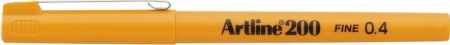 Linere - Liner ARTLINE 200, varf fetru 0.4mm - galben