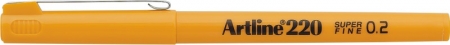 Linere - Liner ARTLINE 220, varf fetru 0.2mm - galben