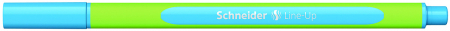 Linere - Liner SCHNEIDER Line-Up, rubber grip, varf fetru 0.4mm - albastru alaska