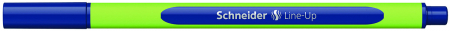 Linere - Liner SCHNEIDER Line-Up, rubber grip, varf fetru 0.4mm - albastru mystic
