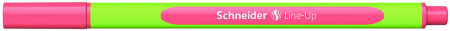 Linere - Liner SCHNEIDER Line-Up, rubber grip, varf fetru 0.4mm - coral