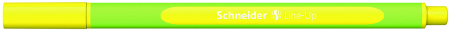 Linere - Liner SCHNEIDER Line-Up, rubber grip, varf fetru 0.4mm - galben auriu