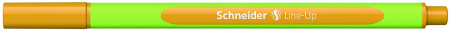 Linere - Liner SCHNEIDER Line-Up, rubber grip, varf fetru 0.4mm - galben vulcan