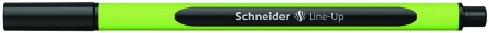 Linere - Liner SCHNEIDER Line-Up, rubber grip, varf fetru 0.4mm - negru safir