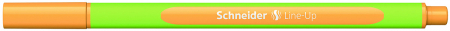Linere - Liner SCHNEIDER Line-Up, rubber grip, varf fetru 0.4mm - orange tango