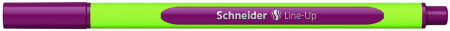 Linere - Liner SCHNEIDER Line-Up, rubber grip, varf fetru 0.4mm - rosu carmine