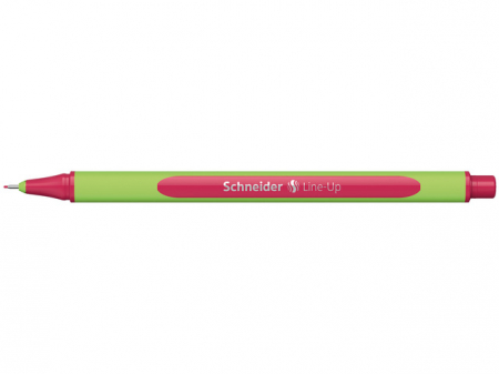 Linere - Liner SCHNEIDER Line-Up, rubber grip, varf fetru 0.4mm - rosu royal