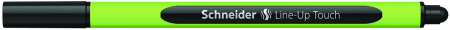 Linere - Liner SCHNEIDER Line-Up Touch, rubber grip, varf fetru 0.4mm - negru safir