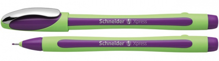 Linere - Liner SCHNEIDER Xpress, rubber grip, varf fetru 0.8mm - violet
