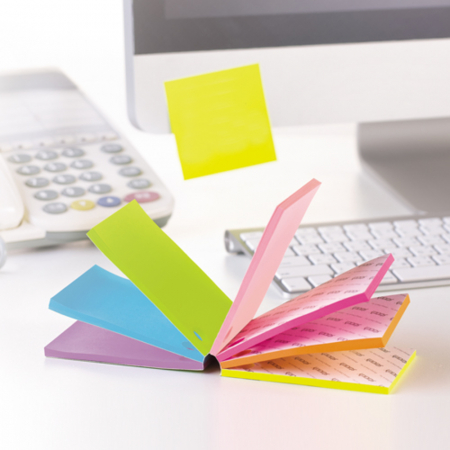 Magic cube color 101 x 76 mm, 280 file, Stick"n - 7 culori neon [3]