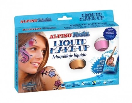 Creioane grafit - Make-up lichid, 8 culori x 10 gr, ALPINO Fiesta