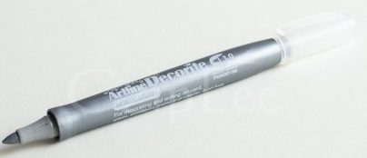 Markere speciale - Marker ARTLINE Decorite, varf rotund 1.0mm - argintiu