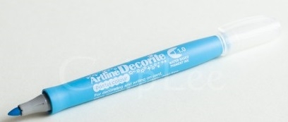 Markere speciale - Marker ARTLINE Decorite, varf rotund 1.0mm - bleu pastel