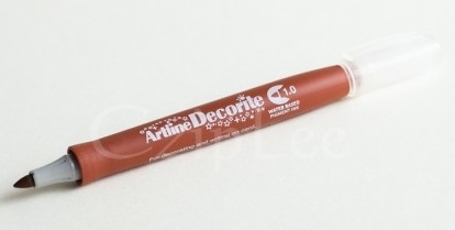Markere speciale - Marker ARTLINE Decorite, varf rotund 1.0mm - maro