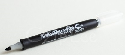 Markere speciale - Marker ARTLINE Decorite, varf rotund 1.0mm - negru