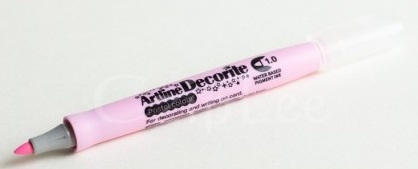 Markere speciale - Marker ARTLINE Decorite, varf rotund 1.0mm - roz pastel