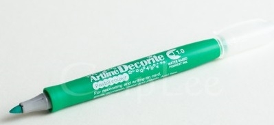 Markere speciale - Marker ARTLINE Decorite, varf rotund 1.0mm - verde pastel