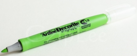 Markere speciale - Marker ARTLINE Decorite, varf rotund 1.0mm - vernil