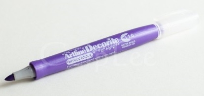 Markere speciale - Marker ARTLINE Decorite, varf rotund 1.0mm - violet metalizat