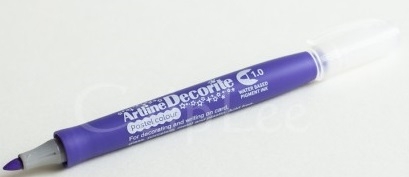 Markere speciale - Marker ARTLINE Decorite, varf rotund 1.0mm - violet pastel