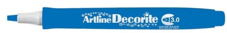 Markere speciale - Marker ARTLINE Decorite, varf tesit 3.0mm - albastru